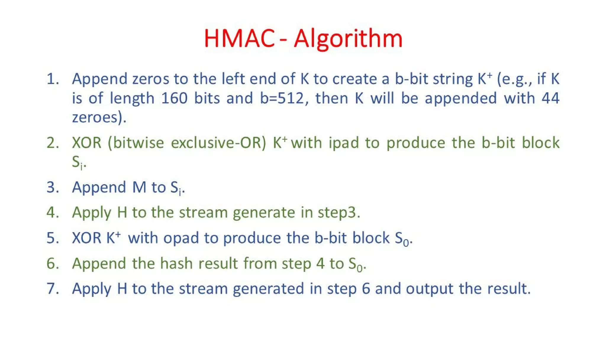 CNS - Unit - 6 - Message Authentication Code