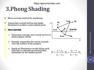 UNIT-6-Illumination-Models-and-Surface-Rendering-Methods.pdf