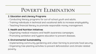 Social Program Poverty Comprehensive Overview of Social Problems and Poverty in Communities | PDF