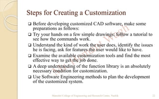 CAD Customization &Automation