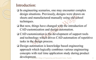 CAD Customization &Automation