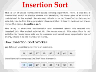 Insertion Sort
 