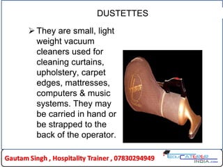 Dustettes cleaning Equipment of housekeeping | PDF