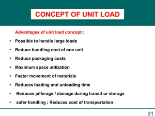 Unit 6 material handling | PPTX