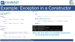 Comprehensive Guide to Exception Handling in C++ Programming | PPTX
