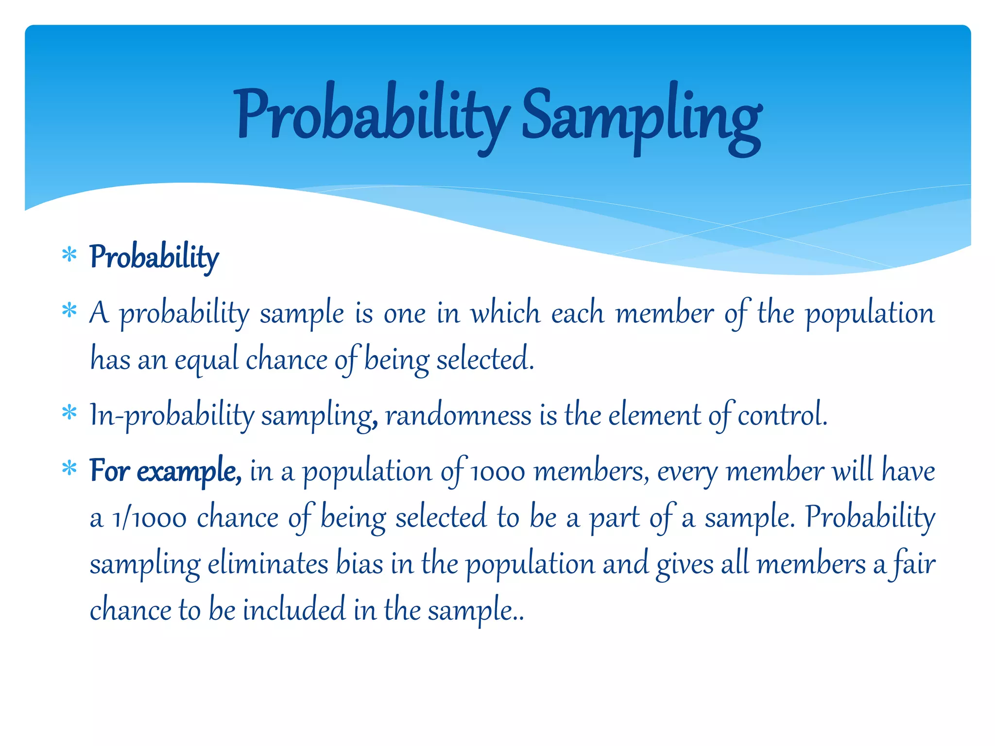 Unit 6 sampling techniques | PPT