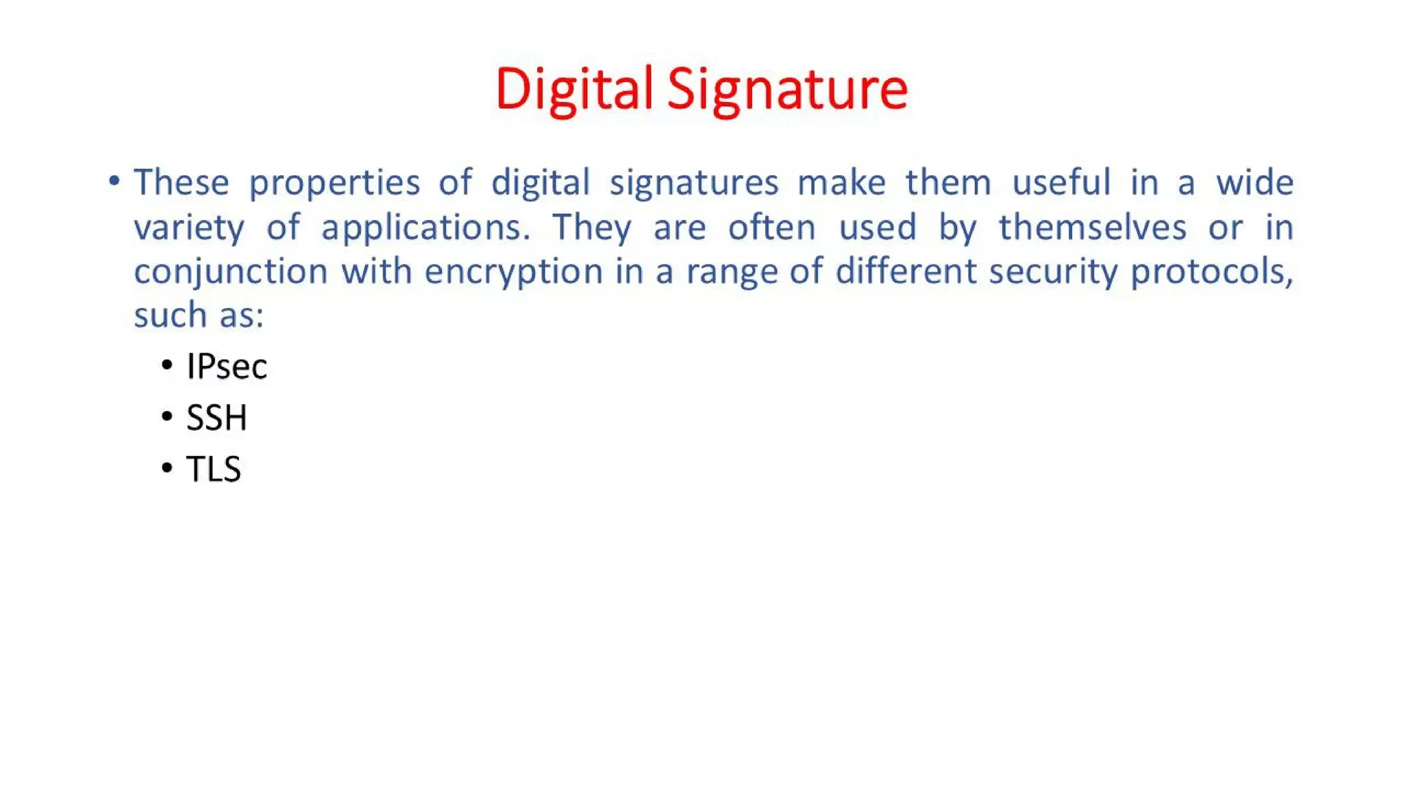 CNS - Unit - 7 - Digital Signature
