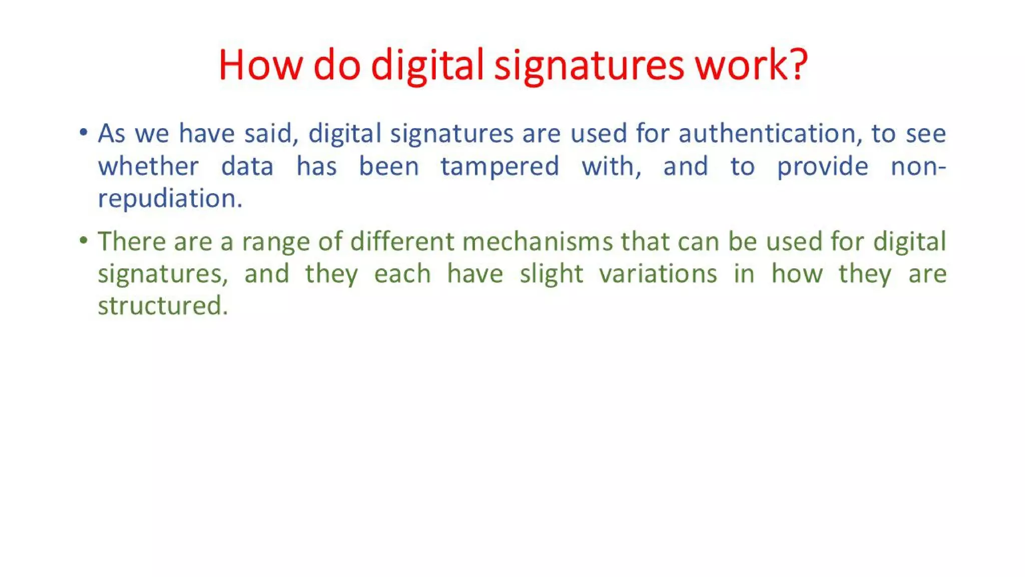 CNS - Unit - 7 - Digital Signature