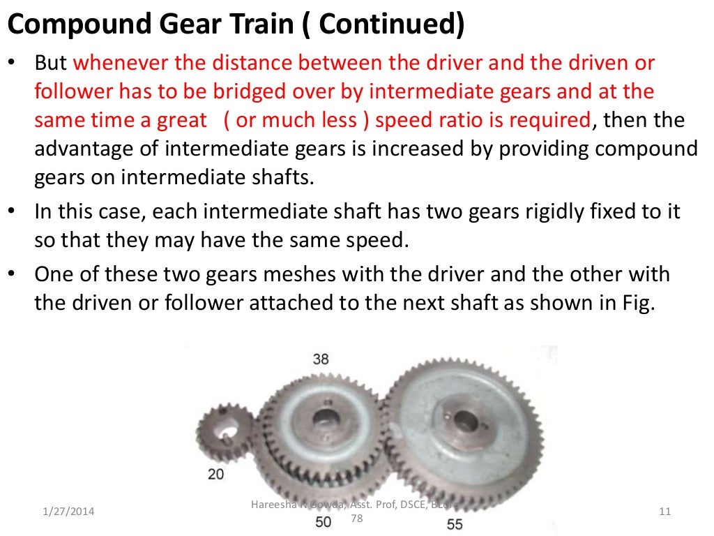 Gear trains