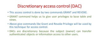 DBMS Unit - 8 - Database Security | PDF
