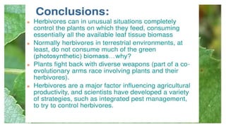 Plant Stress and Herbivory, Consequences of Herbivory to Plant Fitness ...