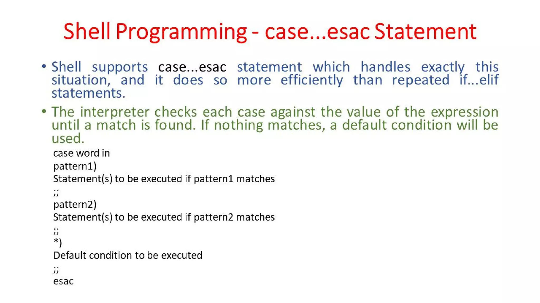 OSV - Unit - 8 - Unix/Linux Operating System