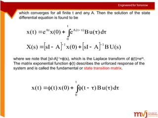 INTRODUCTION TO STATE SPACE ANALYSIS basic | PPTX