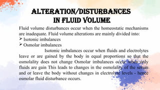 Compr Overview of Fluid, and electrolyte | PPTX
