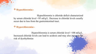 Compr Overview of Fluid, and electrolyte | PPTX