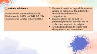Compr Overview of Fluid, and electrolyte | PPTX