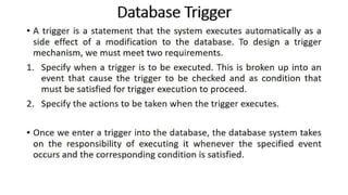 DBMS Unit 9 - PL/SQL Concept | PDF