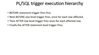 DBMS Unit 9 - PL/SQL Concept | PDF