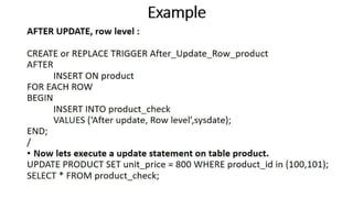 DBMS Unit 9 - PL/SQL Concept | PDF