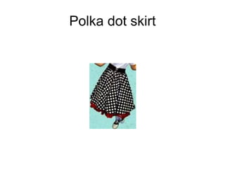 Polka dot skirt 