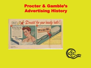 Procter & Gamble’s
Advertising History
 