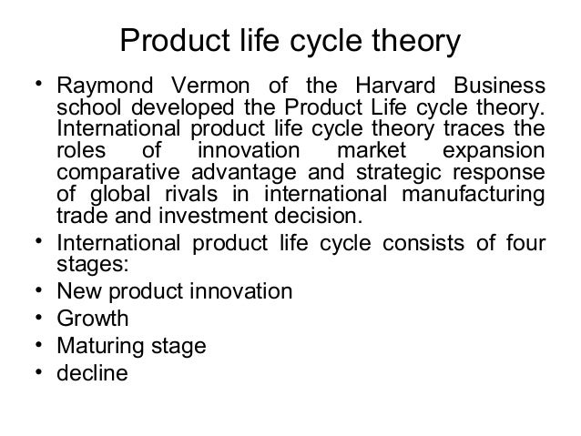 international product life cycle theory essay The product life cycle (plc) is based upon the biological life cycle for example , a in theory it's the same for a product after a period of. international product life cycle theory essay The product life cycle (plc) is based upon the biological life cycle for example , a in theory it's the same for a product after a period of.