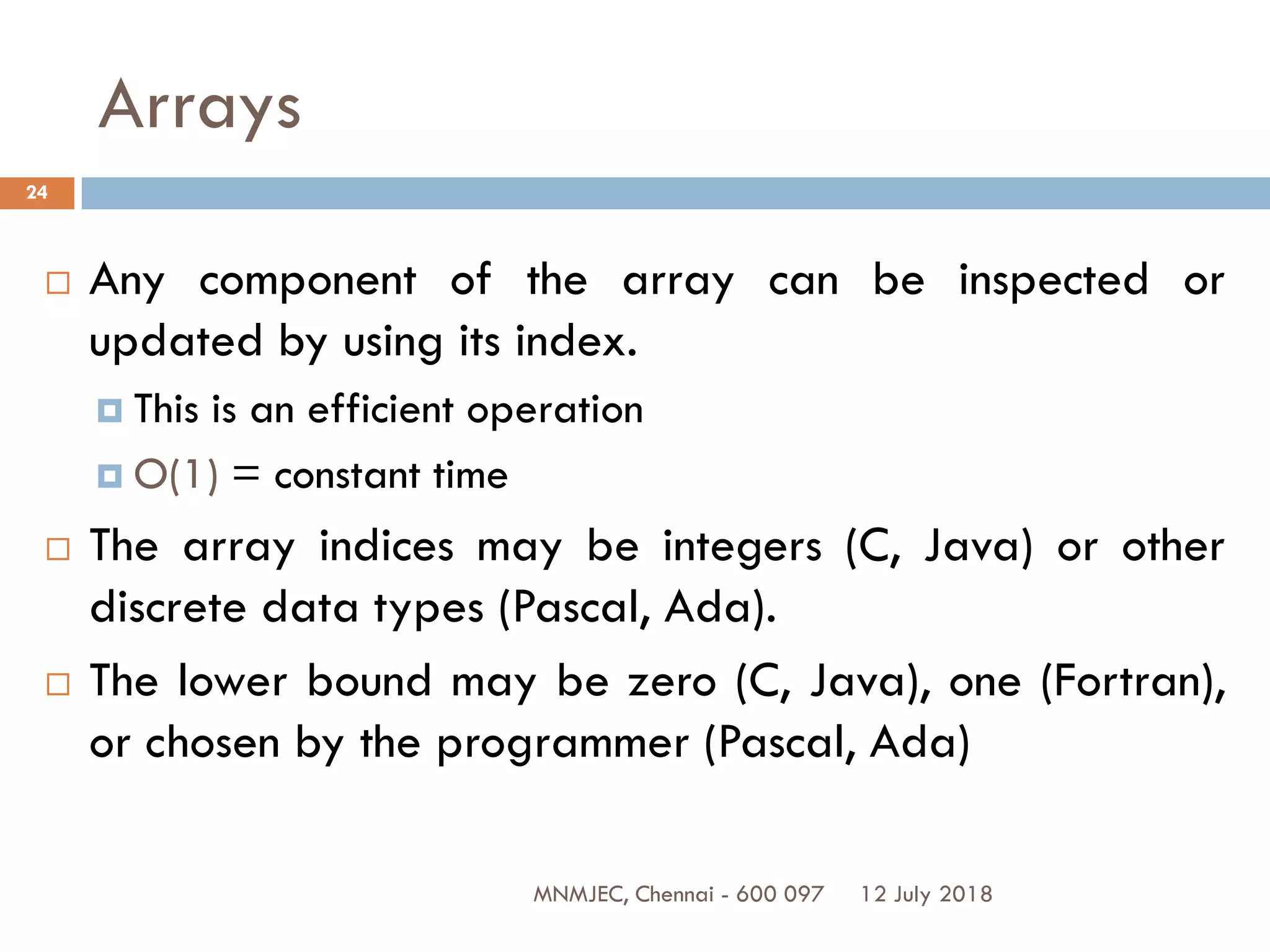 UNIT I LINEAR DATA STRUCTURES – LIST | PPT