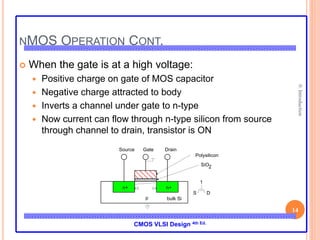 VLSI DESIGN- MOS TRANSISTOR | PPT