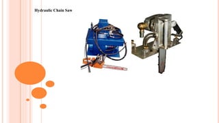 Hydraulic Chain Saw
 