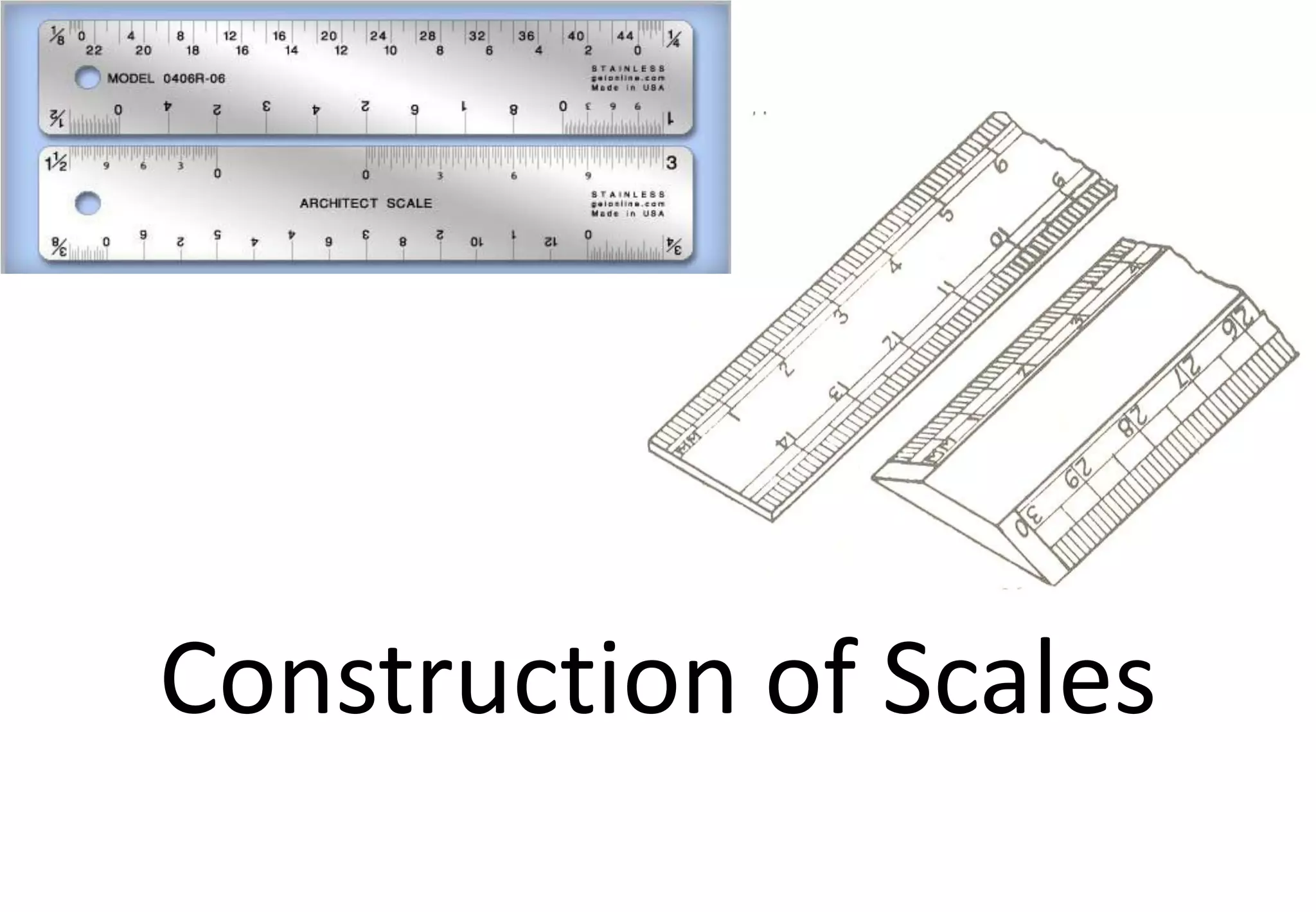 Construction of Scales
 