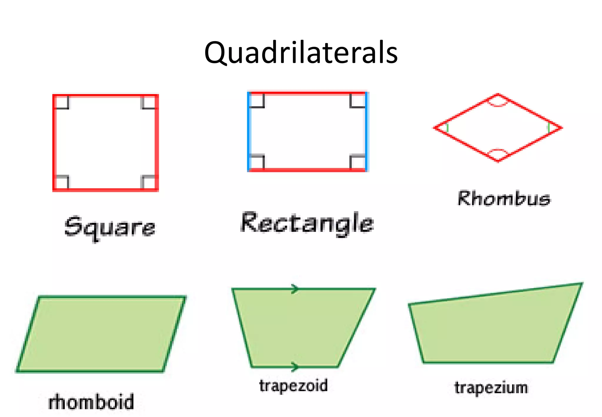 Quadrilaterals
 