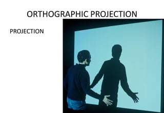 ORTHOGRAPHIC PROJECTION
PROJECTION
 