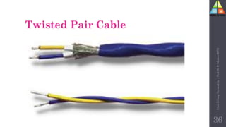 Twisted Pair Cable
36
Unit-1
Comp
Network
by
:
Prof.
D.
P.
Mishra
BITD
 