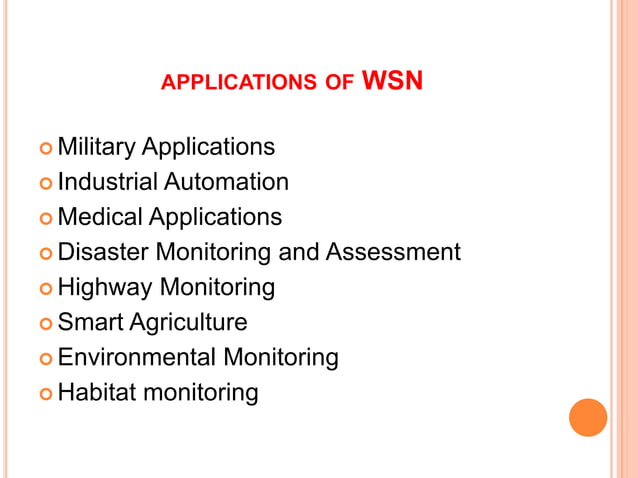 Introduction To Wireless Sensor Network Pptx