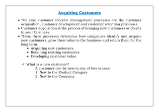 Unit - I.pdf customer relationship management | PDF