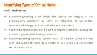 UNIT - I in Engineering Subjects Ethical Hacking Subject | PDF