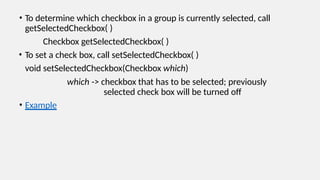 UNIT-I.pptx awt advance java abstract windowing toolkit and swing | PPTX