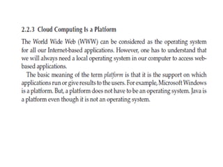 Cloud computing is a paradigm for enabling network access to a scalable ...