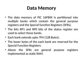 Pic Microcontroller Bank Microcontroller Based System Design Unit-I PIC Microcontroller .pptx