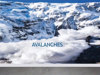 DISASTER SURVIVAL GUIDE 3
AVALANCHES
 