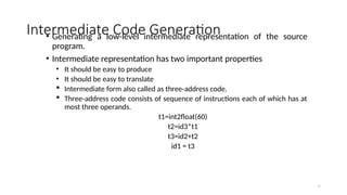 compiler design ppt unit 1 introductions | PPTX