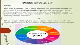 QUALITY ASSURANCE AND QUALITY CONTROL UNIT-I | PPTX