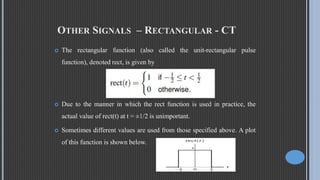 Elementary signals | PPTX