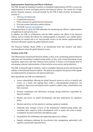 Fsb Level Privacy Foundations and Key Concepts of International Finance and Financial ...