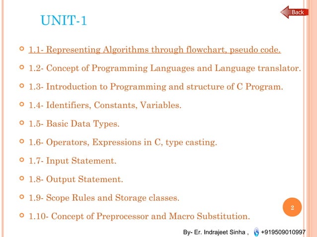 Programming in c | PPT
