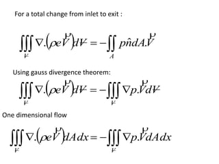 Unit - I BASIC CONCEPTS AND ISENTROPIC FLOW IN VARIABLE AREA DUCTS | PPTX