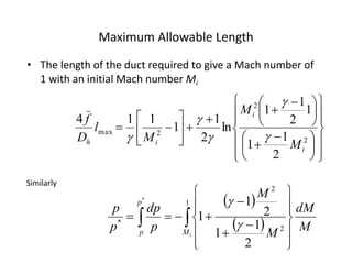 Unit - I BASIC CONCEPTS AND ISENTROPIC FLOW IN VARIABLE AREA DUCTS | PPTX