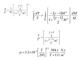 Unit - I BASIC CONCEPTS AND ISENTROPIC FLOW IN VARIABLE AREA DUCTS | PPTX