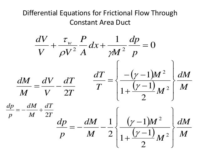 Isentropic Flow Equation