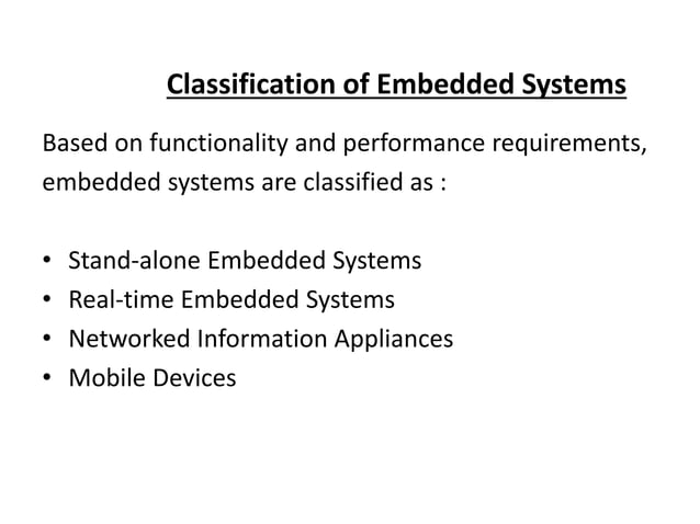 Unit-I Basic Embedded System Notes | PPT